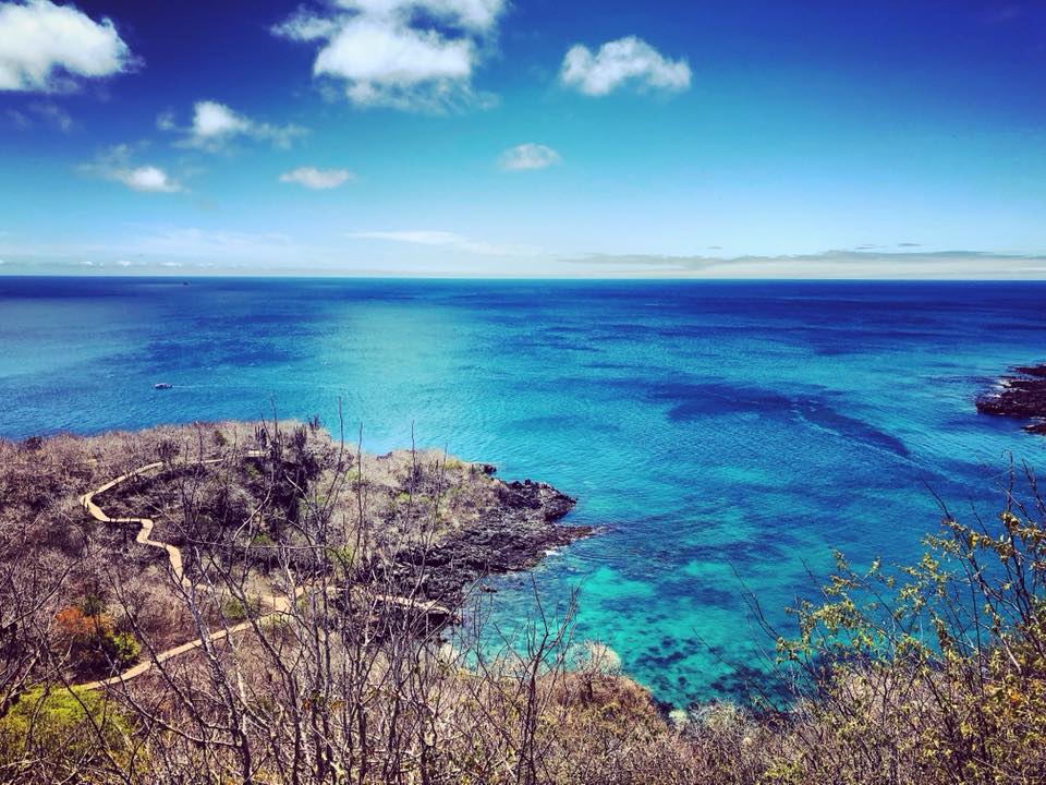 Vista dal Cerro Tijeretas, Isole Galapagos