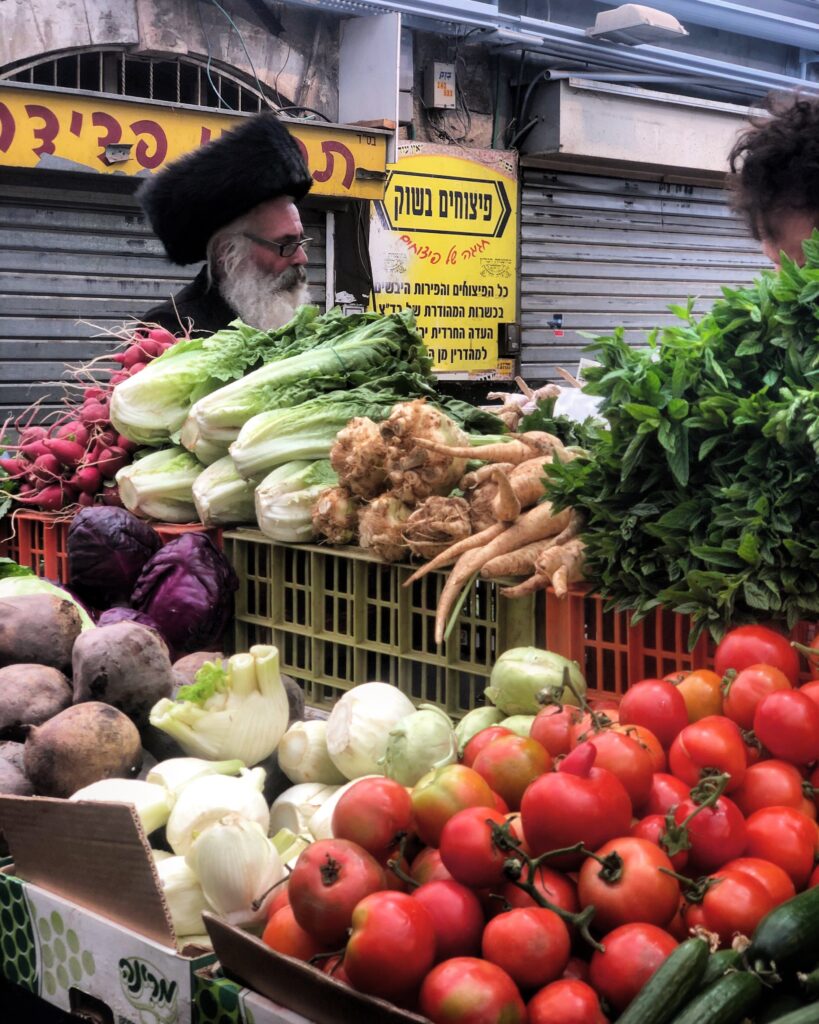 Mercato Mahane Yehuda, bancarella