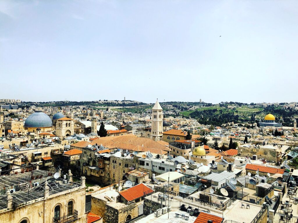 Panorama sulla città vecchia di Gerusalemme