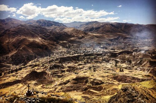 Panorama dal Mirador de Los Andes