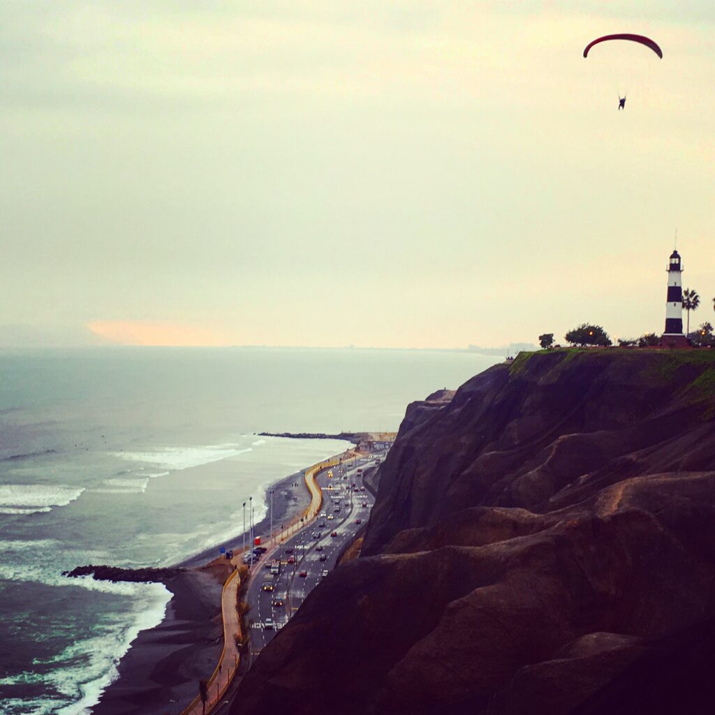 Miraflores, panorama sull'Oceano Pacifico