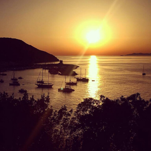 Marciana Marina al tramonto