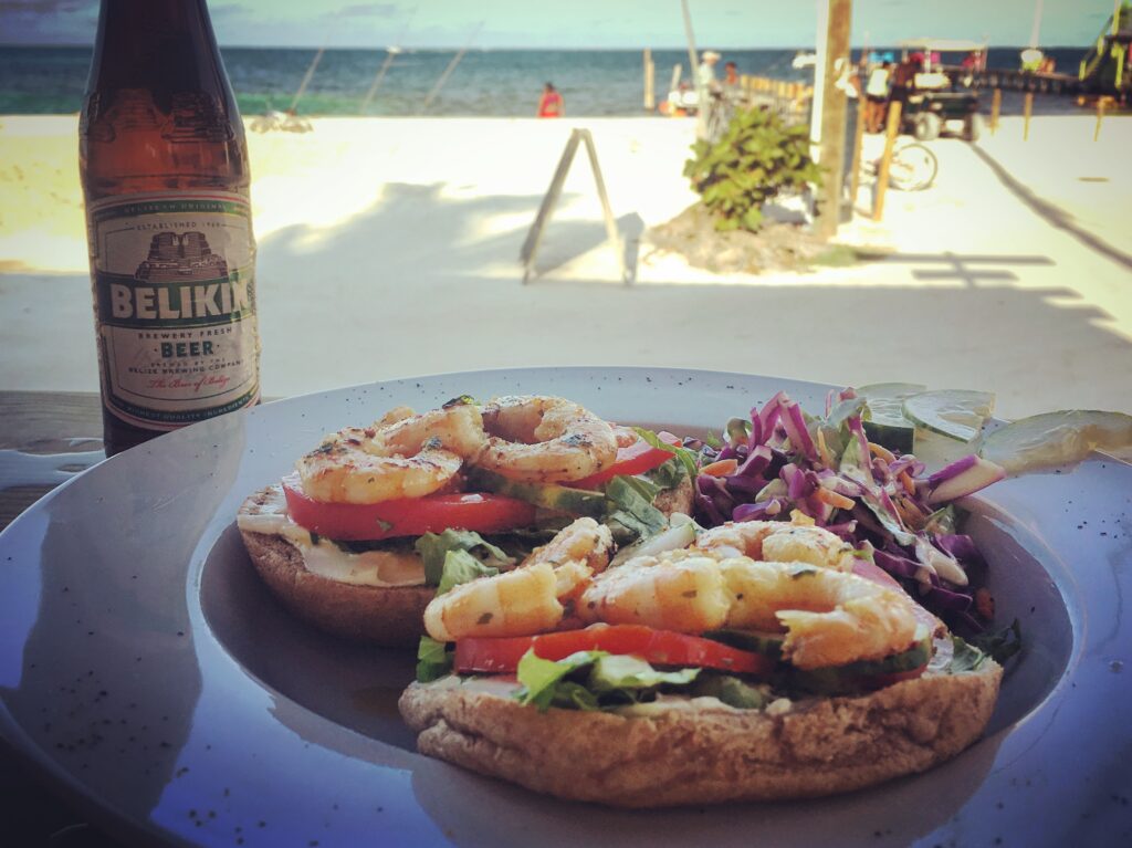 Pranzo a Caye Caulker