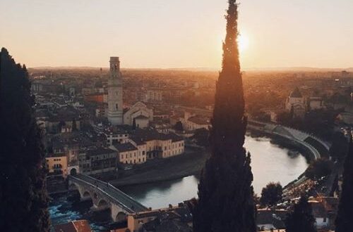 Panorama sulla città di Verona