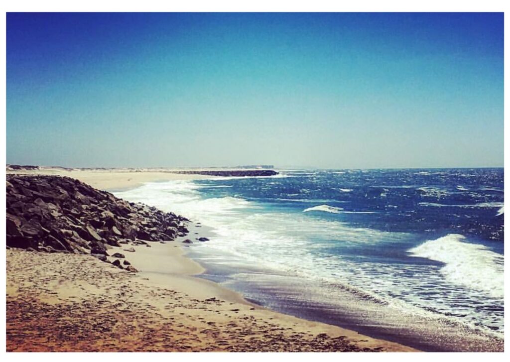 La spiaggia di Costa Nova - Portogallo del Nord, itinerario di viaggio