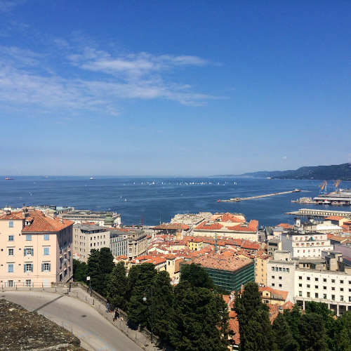 Panorama sulla città di Trieste