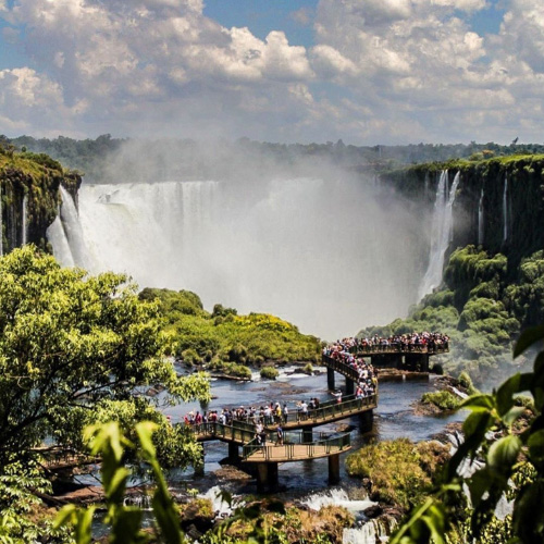 Cascate di Iguazu, lato brasiliano: Garganta del Diablo