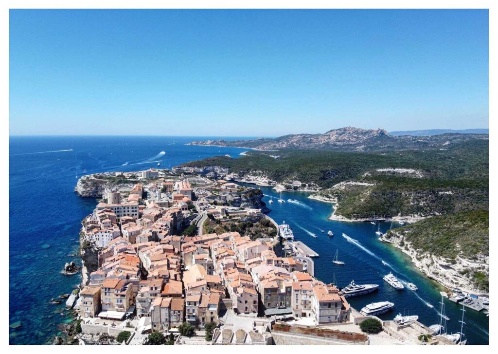 Bonifacio vista dall'alto