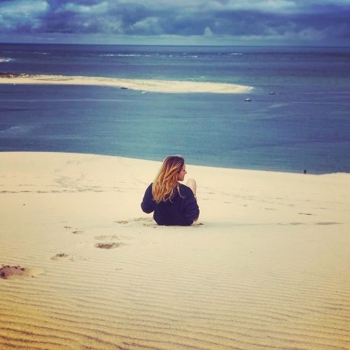 La Dune du Pilat e l'Oceano Atlantico