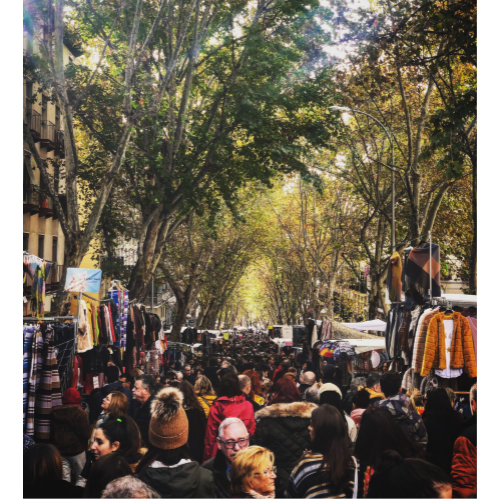 Mercato del Rastro, quartiere La Latina