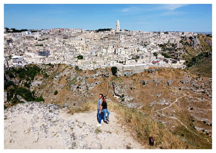 Il belvedere della città di Matera