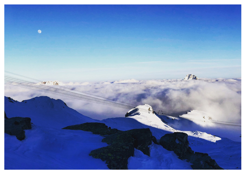 Panorama dalla pista Olen, Alagna