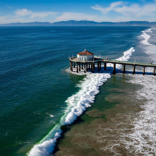 Il pontile di Manhattan Beach