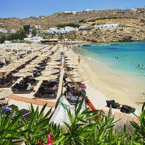 Le spiagge e i beach club di Mykonos