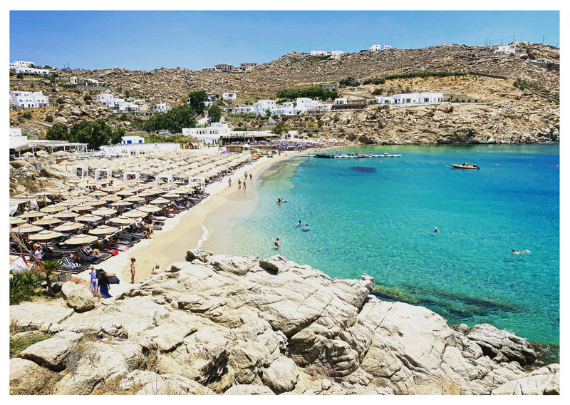 Le spiagge di Mykonos: Super Paradise