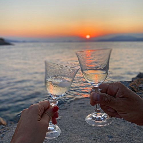 Il tramonto visto dalla Fortezza di Mandraki