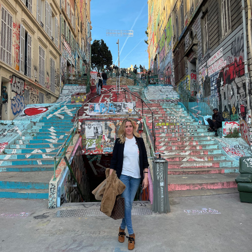 La scalinata di Cours Julien
