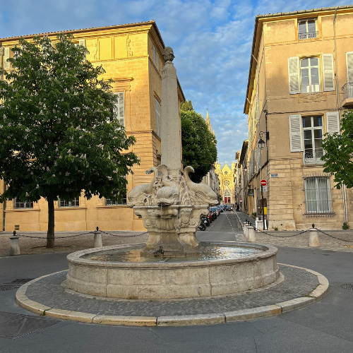 La fontana dei Quattro Delfini