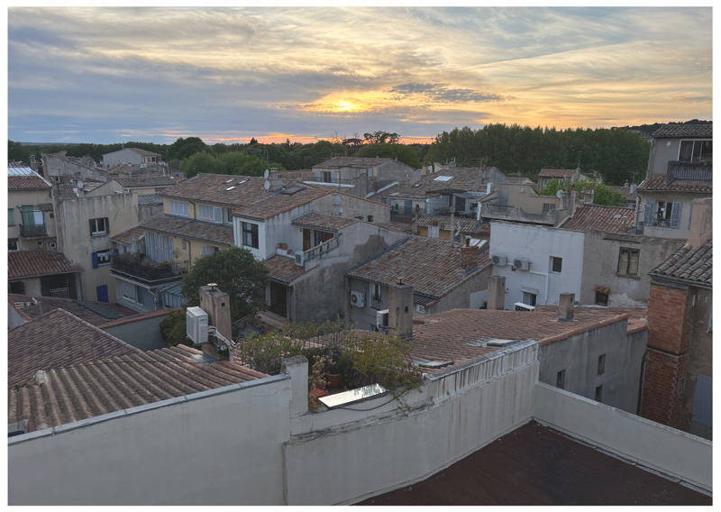 La terrazza dell'hotel Escaletto