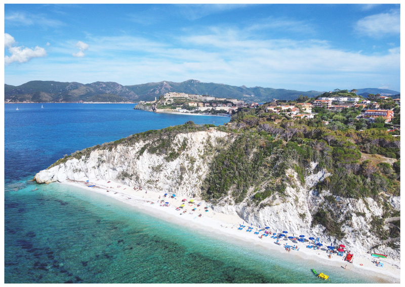 Portoferraio e le spiagge bianche