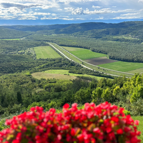 Il panorama dalle mura storiche