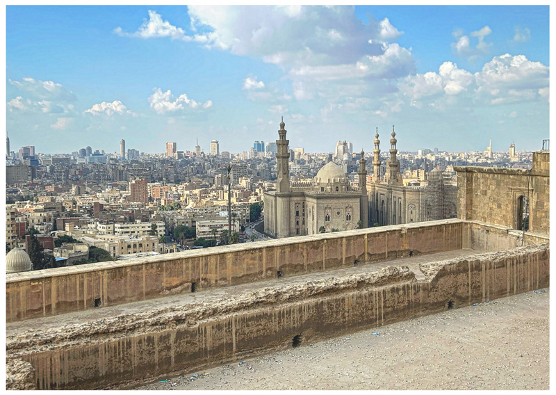 Vista sulla città città del Cairo